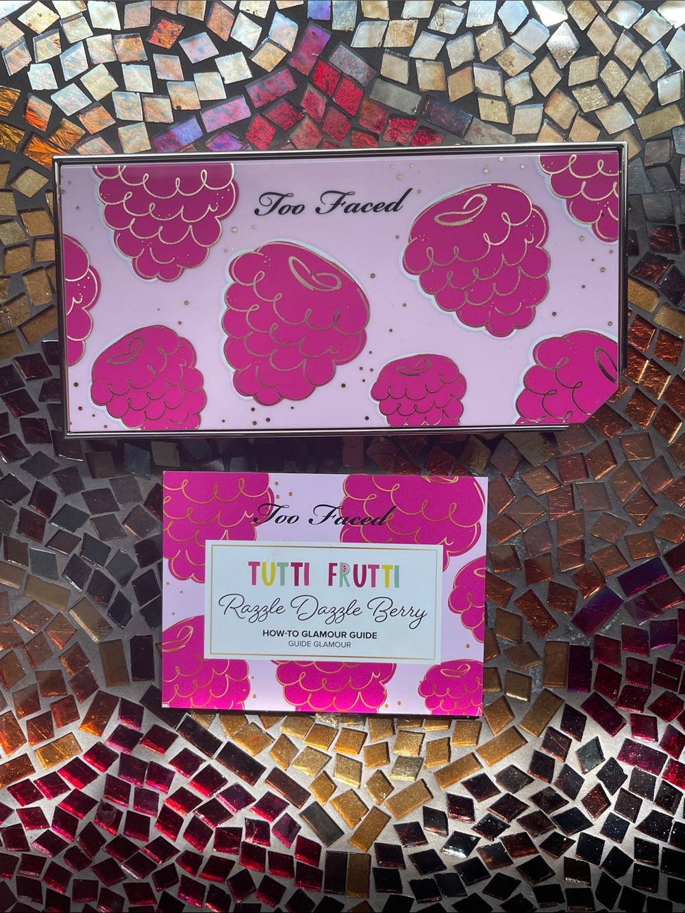 Too Faced Tutti Frutti Razzle Dazzle Berry Palette - Pink & Gold Accents
